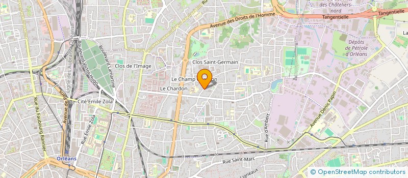 localisation de l'entreprise MONSIEUR HERVE COUPE  ORLEANS
