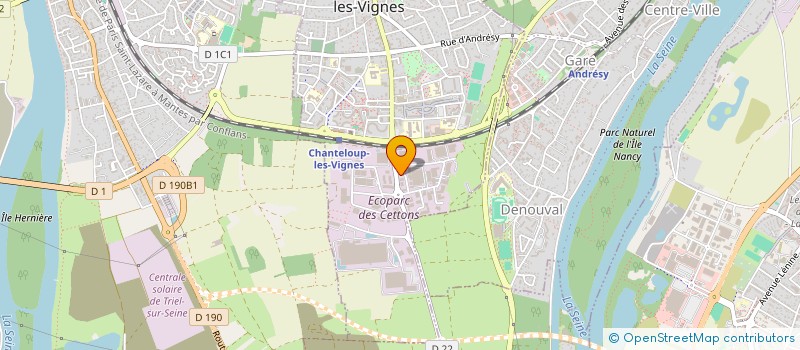 localisation de l'entreprise MONSIEUR HERVE COURBOT  CHANTELOUP-LES-VIGNES