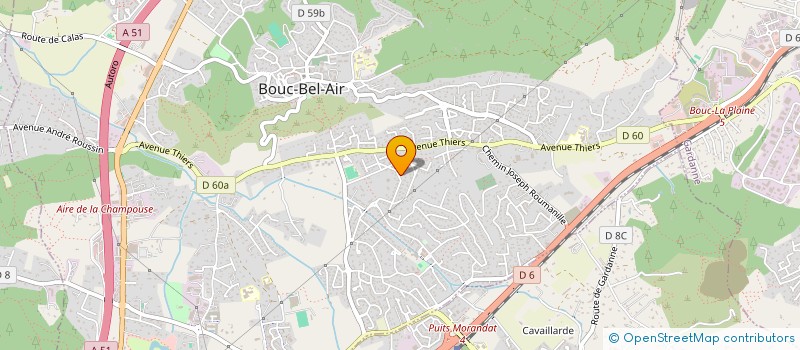 localisation de l'entreprise MONSIEUR HERVE COUSTET à BOUC-BEL-AIR