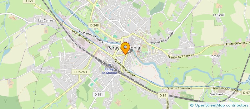 localisation de l'entreprise MONSIEUR HERVE COZENOT à PARAY-LE-MONIAL