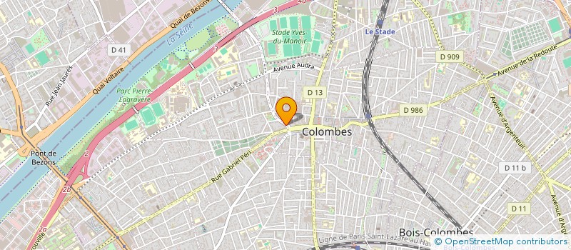 localisation de l'entreprise MONSIEUR HERVE CRANCE à COLOMBES