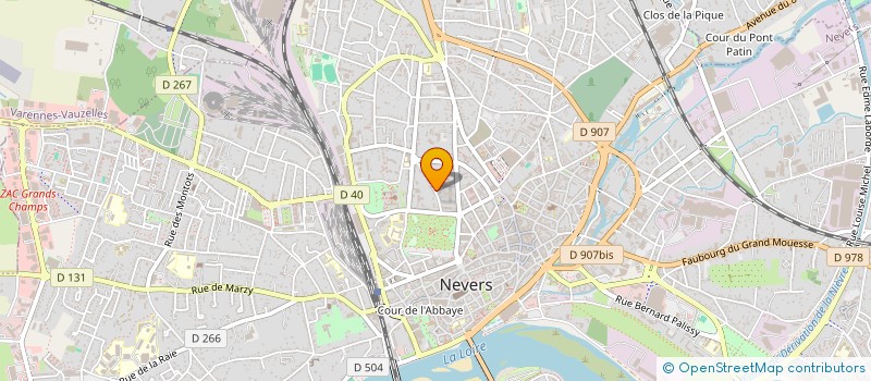 localisation de l'entreprise MONSIEUR HERVE CREUZET à NEVERS