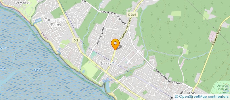 localisation de l'entreprise MONSIEUR HERVE DA SILVA  LANTON