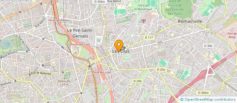 localisation de l'entreprise MONSIEUR HERVE DABI  CHANTILLY