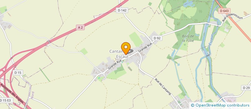 localisation de l'entreprise MONSIEUR HERVE DABOUDET à CANTAING-SUR-ESCAUT