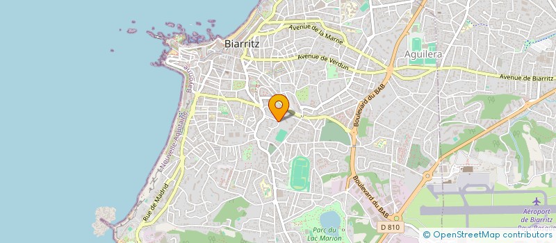 localisation de l'entreprise MONSIEUR HERVE DACHARY à BIARRITZ