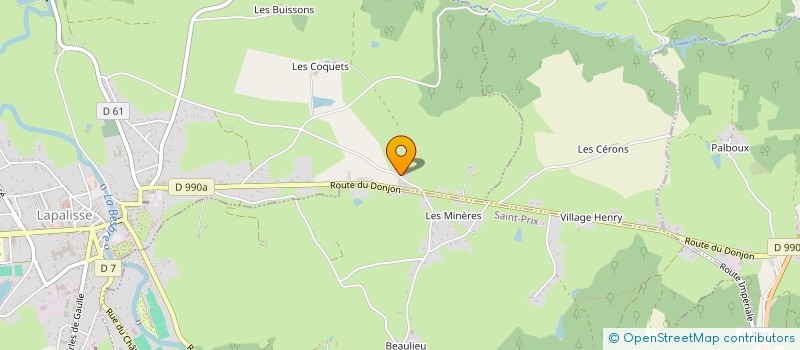 localisation de l'entreprise MONSIEUR HERVE DACHER à ST-CHRISTOPHE-EN-BOURBONNAIS