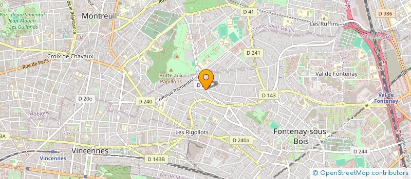 localisation de l'entreprise MONSIEUR HERVE DAGOIS à FONTENAY-SOUS-BOIS