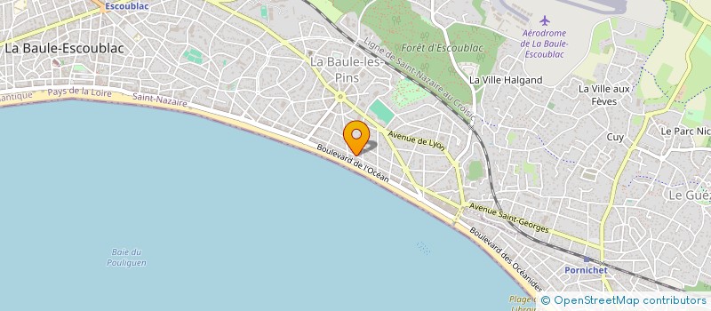 localisation de l'entreprise MONSIEUR HERVE DAHAN à LA BAULE-ESCOUBLAC