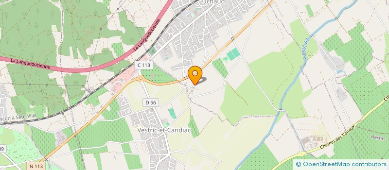 localisation de l'entreprise MONSIEUR HERVE DALLERY  UCHAUD