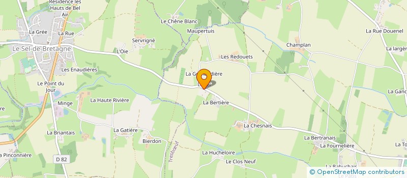 localisation de l'entreprise MONSIEUR HERVE DANAIRE  TRESBUF