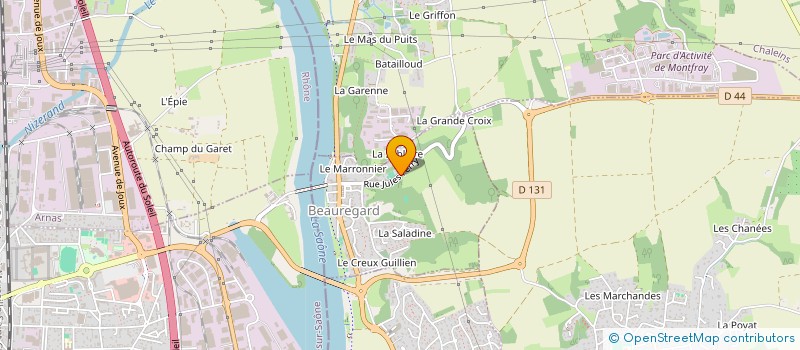 localisation de l'entreprise MONSIEUR HERVE DANEL  REGNIE-DURETTE