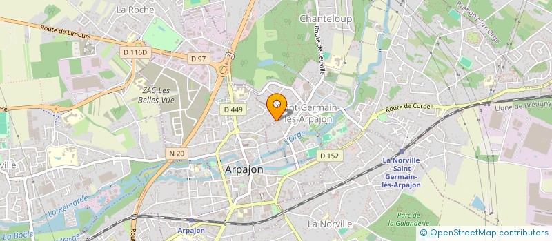 localisation de l'entreprise MONSIEUR HERVE DANIEL à ARPAJON