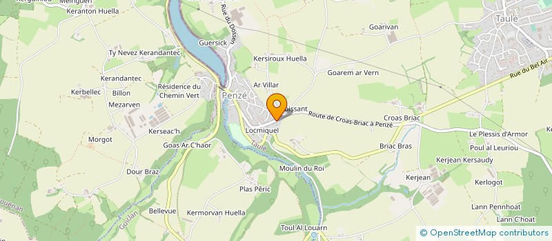 localisation de l'entreprise MONSIEUR HERVE DANIELOU  TAULE