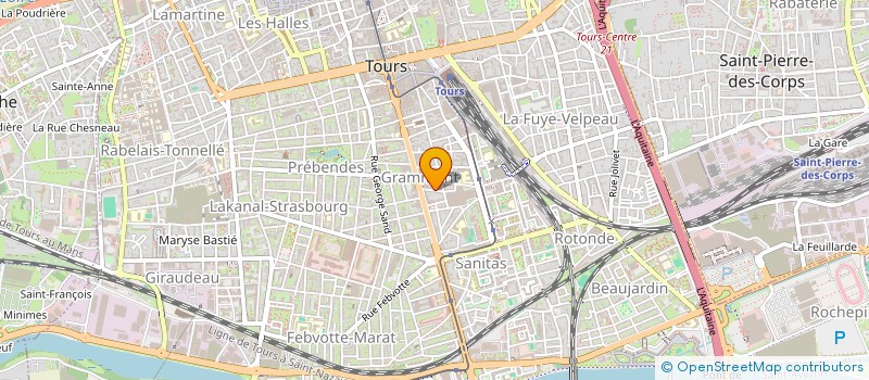 localisation de l'entreprise MONSIEUR HERVE DAVID  TOURS