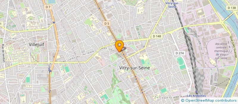 localisation de l'entreprise MONSIEUR HERVE-DAVID NAHUM à VITRY-SUR-SEINE