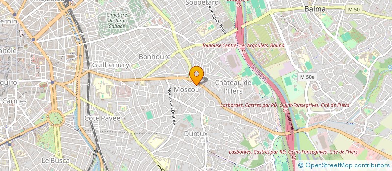 localisation de l'entreprise MONSIEUR HERVE DAVIN à TOULOUSE