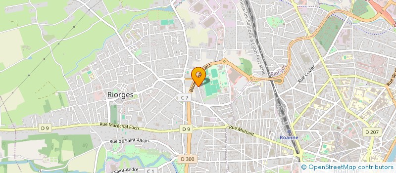 localisation de l'entreprise MONSIEUR HERVE DE BOISSET à RIORGES