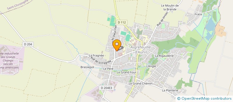 localisation de l'entreprise MONSIEUR HERVE DE RAUTLIN DE LA ROY  AIGREFEUILLE-D'AUNIS