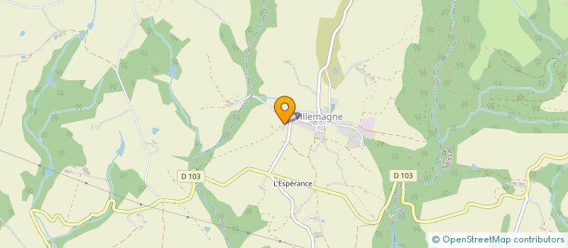 localisation de l'entreprise MONSIEUR HERVE DE TAEVERNIER  VILLEMAGNE