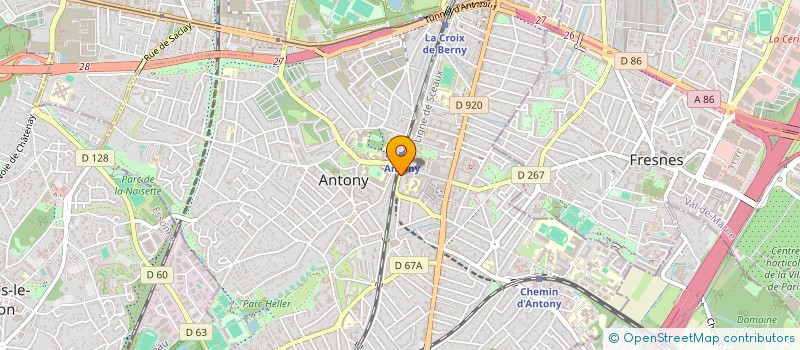 localisation de l'entreprise MONSIEUR HERVE DEBBAH à ANTONY