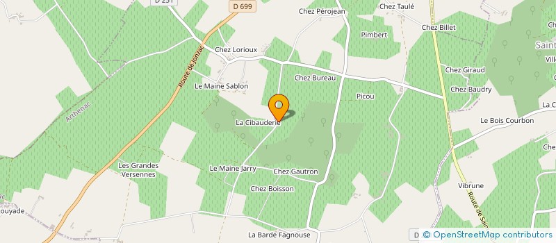 localisation de l'entreprise MONSIEUR HERVE DECHAMP à ARTHENAC