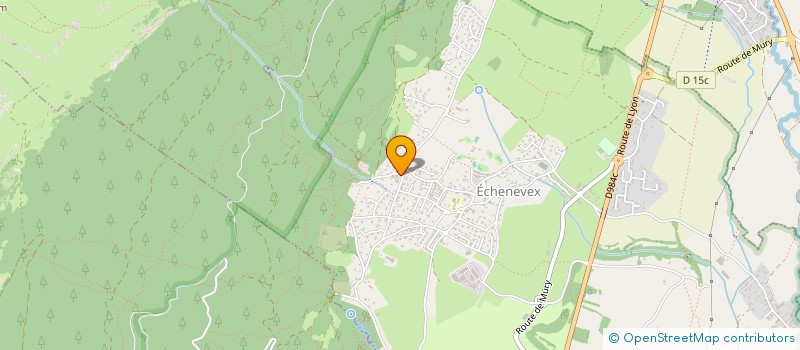 localisation de l'entreprise MONSIEUR HERVE DECROO  ECHENEVEX