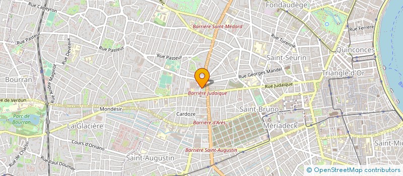 localisation de l'entreprise MONSIEUR HERVE DEDENIS à BORDEAUX