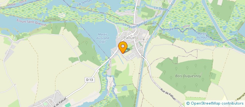 localisation de l'entreprise MONSIEUR HERVE DEFAUQUET  PALLUEL