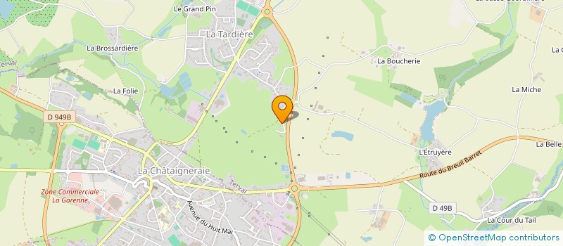 localisation de l'entreprise MONSIEUR HERVE DEGAT  TERVAL