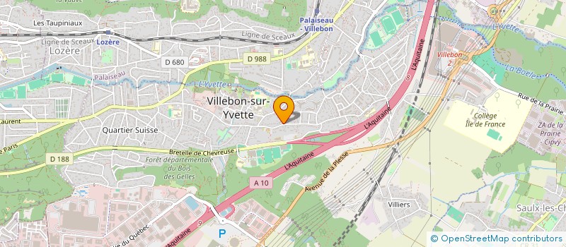 localisation de l'entreprise MONSIEUR HERVE DELAGRANGE à VILLEBON-SUR-YVETTE