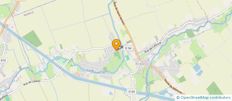 localisation de l'entreprise MONSIEUR HERVE DELANNOY  SAINT-VENANT