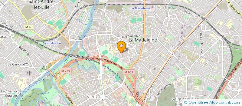localisation de l'entreprise MONSIEUR HERVE DELANNOY à LA MADELEINE