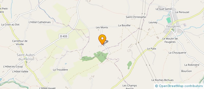 localisation de l'entreprise MONSIEUR HERVE DELAUNEY à SAINT-MARTIN-D'AUBIGNY