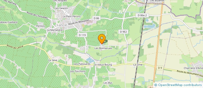 localisation de l'entreprise MONSIEUR HERVE DELBARRE  LANCIE