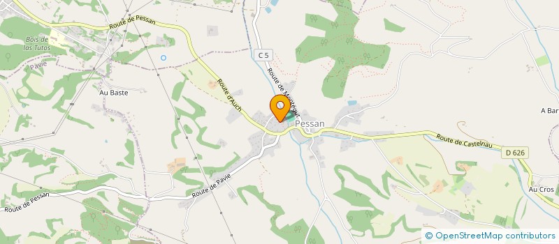 localisation de l'entreprise MONSIEUR HERVE DELEYE  PESSAN