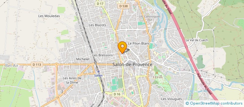 localisation de l'entreprise MONSIEUR HERVE DELMAS  SALON-DE-PROVENCE