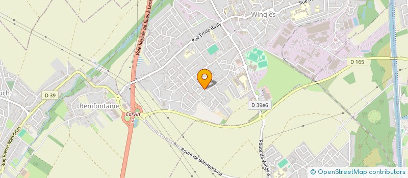 localisation de l'entreprise MONSIEUR HERVE DELOISON  WINGLES