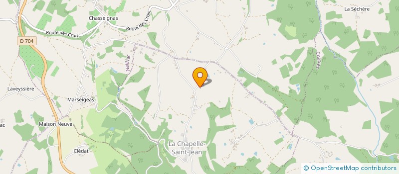 localisation de l'entreprise MONSIEUR HERVE DELPIT  LA CHAPELLE-SAINT-JEAN