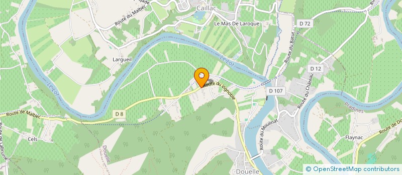 localisation de l'entreprise MONSIEUR HERVE DELSAHUT  DOUELLE