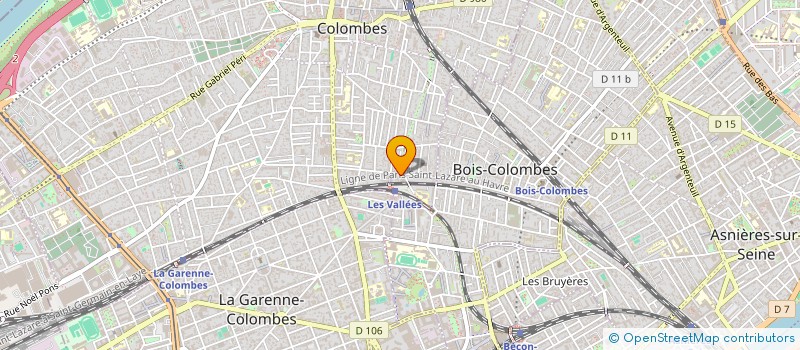 localisation de l'entreprise MONSIEUR HERVE DELY à COLOMBES