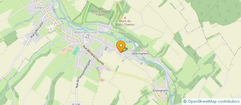 localisation de l'entreprise MONSIEUR HERVE DEMOL  WAVRANS-SUR-L AA