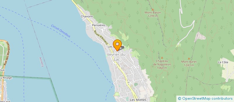 localisation de l'entreprise MONSIEUR HERVE DEMULE à VEYRIER-DU-LAC