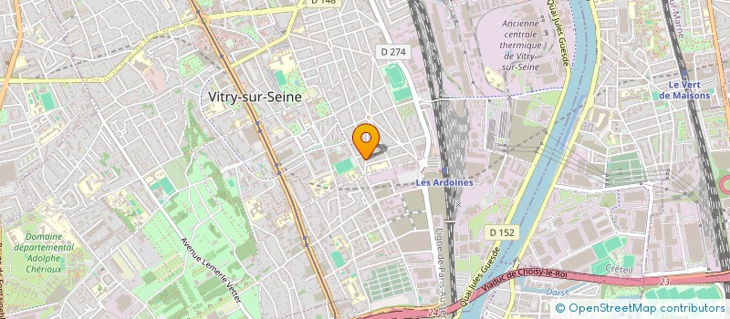 localisation de l'entreprise MONSIEUR HERVE DENAMUR à VITRY-SUR-SEINE