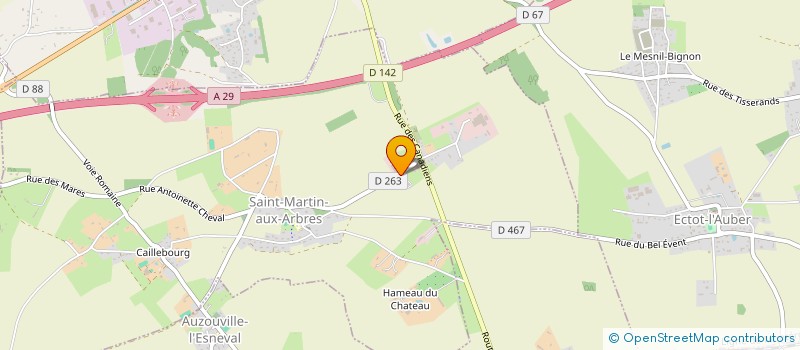 localisation de l'entreprise MONSIEUR HERVE DENEUX  SAINT-MARTIN-AUX-ARBRES