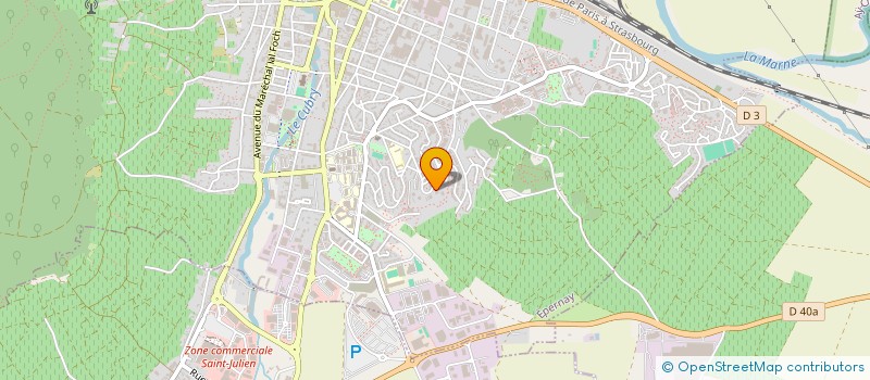 localisation de l'entreprise MONSIEUR HERVE DENISE  EPERNAY