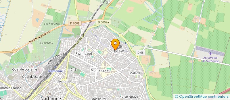 localisation de l'entreprise MONSIEUR HERVE DERAMOND  NARBONNE