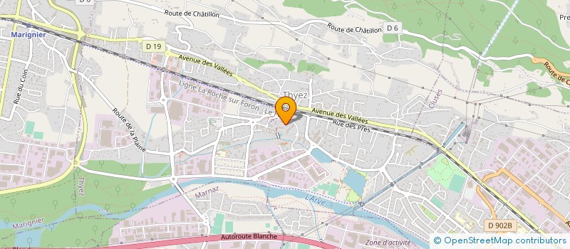 localisation de l'entreprise MONSIEUR HERVE DESCOINS  THYEZ