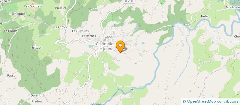 localisation de l'entreprise MONSIEUR HERVE DESPESSE à COLOMBIER-LE-JEUNE