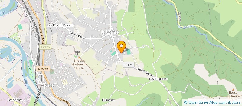 localisation de l'entreprise MONSIEUR HERVE DESVOILHES  LE VERNET